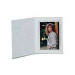 B. Oshrin Whitehouse Folder (4 x 5", White with Gold Trim)