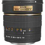 Bower 85mm f/1.4 Manual Focus Telephoto Lens for Nikon
