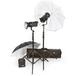 Bowens Gemini 400 2-Light Umbrella Travelpak Monolight Kit (120VAC/12VDC)