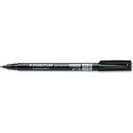 Lineco Staedtler Lumocolor Pen (Black, 12 Pens) 