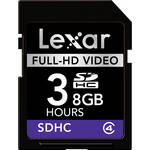 Lexar 8GB SDHC Full-HD Video Memory Card