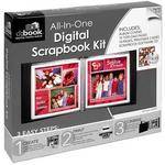 Lineco 951-8821SBK D:Book Scrapbook with Software CD (8 x 8", Black)