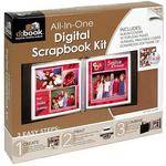Lineco 951-8825SBK D:Book Scrapbook with Software CD (8 x 8", Brown )