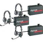 Eartec Digicom Digital Wireless Intercom with Slimline Headsets