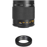 Bower 500mm f/8.0 Manual Focus Telephoto Lens for Pentax Screw Mount (M42)