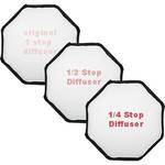 Photoflex Diffusion Fabric Kit - 1/4 & 1/2 Stop, for Small (3') OctoDome