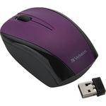 Verbatim Nano Wireless Notebook Optical Mouse (Purple)
