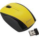 Verbatim Nano Wireless Notebook Optical Mouse (Yellow)