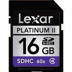Lexar 16GB Platinum II 60x Secure Digital (SDHC) Card