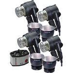 Norman D12 Pack, 4- IL2500 Head/Reflector Kit