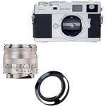 Zeiss  Ikon Rangefinder Film Camera, 35mm f/2 Biogon T* ZM Lens Bundle (Silver)