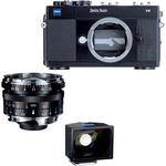 Zeiss Ikon SW Super Wide Film Camera, 21mm f/4.5 C Biogon T*ZM Lens w/ Viewfinder Bundle (Black)