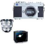 Zeiss Ikon SW 35mm Film Camera, 18mm f/4 Distagon T* ZM Lens (Silver)
