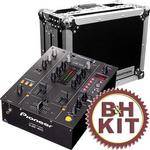 Pioneer DJM-400 Two Channel DJ Mixer and Flight Case Kit