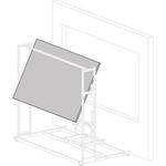 Vutec 01-MT024-048GL Mirror-Tec Glass Mirror for Rear Projection Systems (24 x 48")