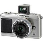 Olympus E-P1 Pen Digital Camera w/ 17mm f/2.8  Lens (Silver) & Optical Finder