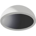 American Dynamics DSCVR INDR MNT PENDANT CAP w/3/4" (WHT
