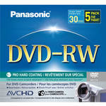 Panasonic 1.4GB DVD-RW 8cm f/DVD CAMCORDER 5-PK