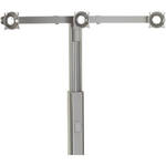 Chief KFA320 Triple Monitor Cart/Stand Accessory (Silver)