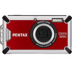 Pentax C�mera Digital Optio W80 (Vermelho Escarlate)