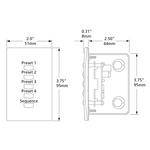 ETC 7024A1002 5-Button SmartLink Control Station