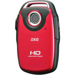 DXG DXG-125VR - Camcorder 720p HD para Todos os Climas (Vermelha)