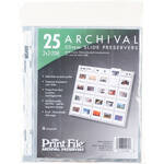 Print File Archival Storage Page for Slides, 35mm - 25 Pack