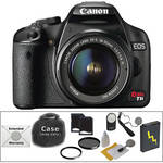 Canon EOS Rebel T1i SLR Digital Camera w/ 18-55mm IS Lens & Deluxe Kit