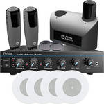 Atlas Learn AL2430-2PH-SD4 - Infrared Wireless Microphone System with Speakers