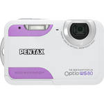 Pentax C�mera Digital Optio WS80 (Branco com Roxo)