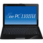ASUS Eee PC 1101HA Seashell Netbook Computer (Pearl Black)