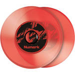 Numark 7" Color Vinyl - Replacement Vinyl for the NS7 (Fire Red) (Pair)