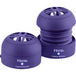 iHome iHM77UC Portable Multimedia Speakers (Purple)