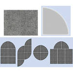Primacoustic BROADWAY 24" BEV QUARTER CIRCLE - GREY