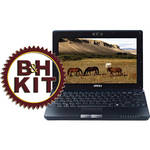 MSI Wind U123 Netbook Computer with Targus Notebook Accessory Kit (Blue)