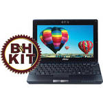 MSI Wind U123 Netbook Computer with Targus Notebook Accessory Kit (Red)