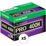Fujifilm Pro 400H 135-36 Professional Color Negative (Print) Film (ISO 400) (5 Rolls)
