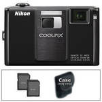 Nikon CoolPix S1000pj Digital Camera with Built-in Projector with Basic Accessory Kit