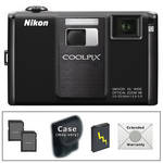 Nikon CoolPix S1000pj Digital Camera with Built-in Projector with Deluxe Accessory Kit