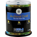 Delkin Devices Archival Gold DVD-R 4.7GB, 8x,  Disc (Spindle Pack of 100)