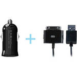 iLuv iCC162 Micro Size USB Car Adapter with iPhone/iPod Cable