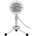 Blue Snowball USB Condenser Microphone with Accessory Pack (Gloss White)