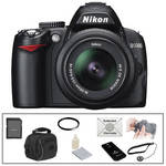 Nikon D3000 Digital SLR  Camera w/18-55 VR Lens & Essential Accessory Kit