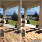 Formatt 3 x 3" Supermist Black 2 Glass Filter