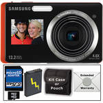 samsung-dualview-tl225-digital-camera-with-deluxe-accessory-kit-orange