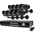 Swann SWA43-D3C6 Alpha D03C6 8-CH 500GB H.264 DVR & 8 Weather Resistant Cameras
