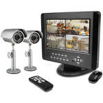 Swann Alpha D04C1 10" LCD 4-CH 320GB DVR & 2 Indoor/Outdoor Cameras