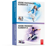 Adobe Photoshop and Premiere Elements 8.0 Software for Windows