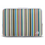 be.ez La robe Allure Laptop Sleeve (Colored Stripes and Light Gray)
