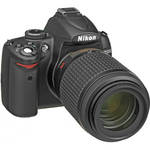 Nikon D5000 Digital SLR Camera with  55-200mm VR  f/4-5.6G Lens
